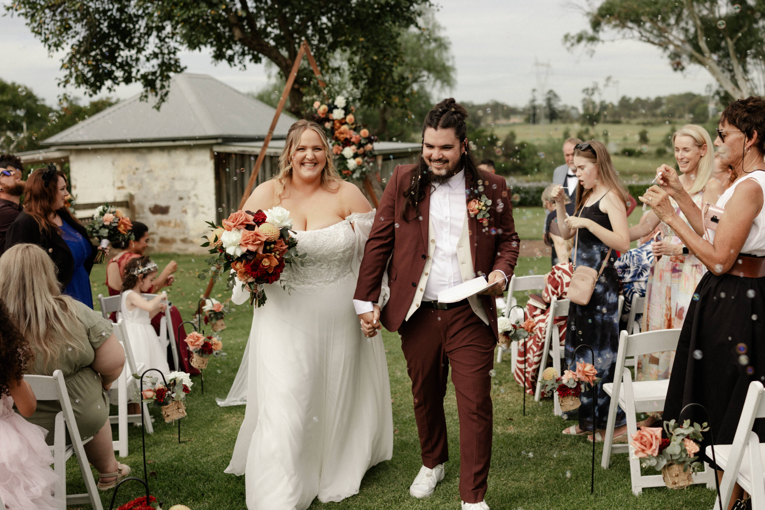 Gledswood Homestead Winery wedding